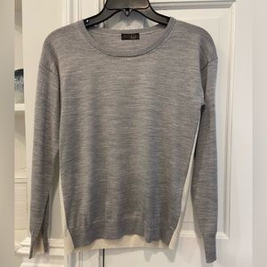 Peserico fine gauge knit 2-color sweater, NWOT, Sz 40